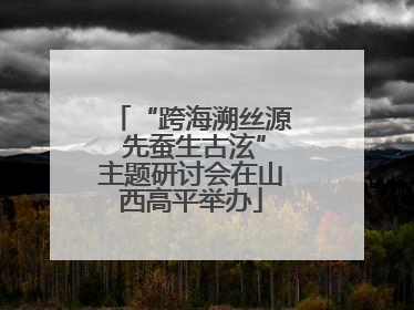 “跨海溯丝源 先蚕生古泫”主题研讨会在山西高平举办