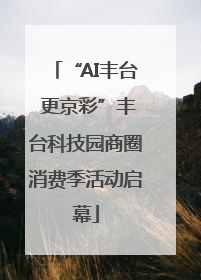 “AI丰台 更京彩”丰台科技园商圈消费季活动启幕