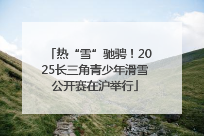 热“雪”驰骋！2025长三角青少年滑雪公开赛在沪举行