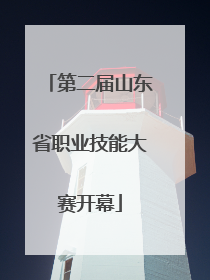 第二届山东省职业技能大赛开幕