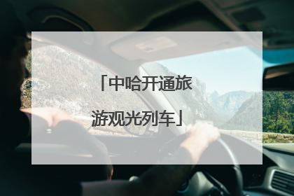 中哈开通旅游观光列车