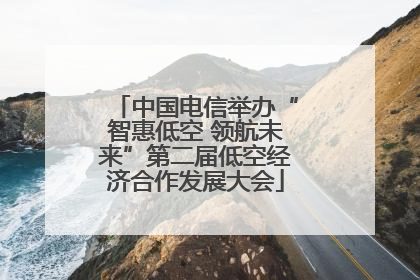 中国电信举办“智惠低空 领航未来”第二届低空经济合作发展大会