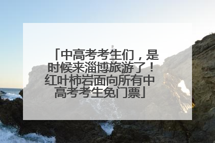 中高考考生们，是时候来淄博旅游了！红叶柿岩面向所有中高考考生免门票