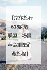 京东旅行618跨界联盟：场景革命重塑消费旅程