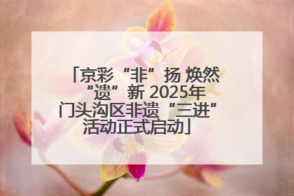 京彩“非”扬 焕然“遗”新 2025年门头沟区非遗“三进”活动正式启动