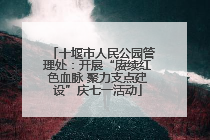 十堰市人民公园管理处：开展“赓续红色血脉 聚力支点建设”庆七一活动