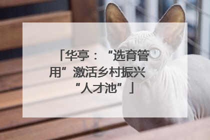 华亭：“选育管用”激活乡村振兴“人才池”