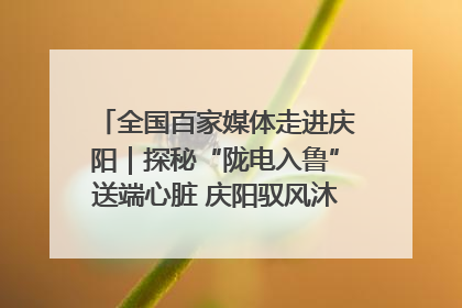 全国百家媒体走进庆阳｜探秘“陇电入鲁”送端心脏 庆阳驭风沐光点亮齐鲁万家