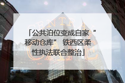 公共泊位变成自家“移动仓库” 铁西区柔性执法联合整治