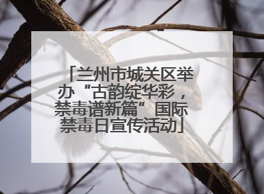 兰州市城关区举办“古韵绽华彩，禁毒谱新篇”国际禁毒日宣传活动
