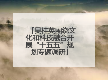 吴桂英围绕文化和科技融合开展“十五五”规划专题调研