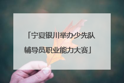 宁夏银川举办少先队辅导员职业能力大赛