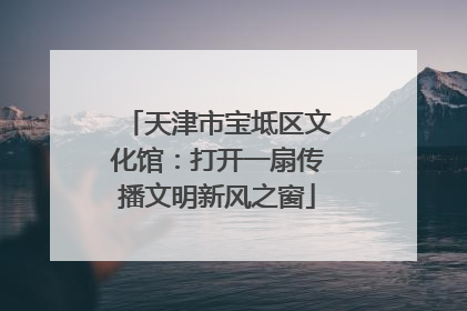 天津市宝坻区文化馆：打开一扇传播文明新风之窗