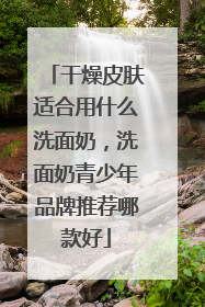 干燥皮肤适合用什么洗面奶，洗面奶青少年品牌推荐哪款好