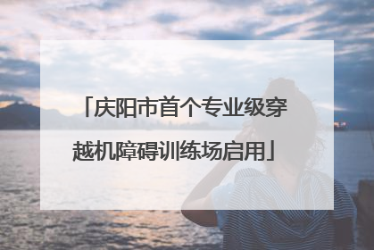 庆阳市首个专业级穿越机障碍训练场启用