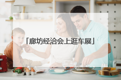 廊坊经洽会上逛车展