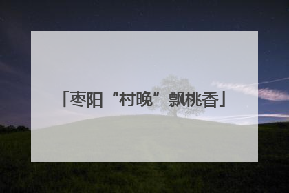 枣阳“村晚”飘桃香
