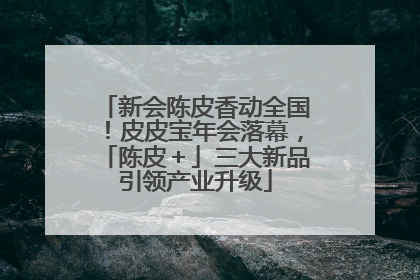新会陈皮香动全国！皮皮宝年会落幕，「陈皮＋」三大新品引领产业升级