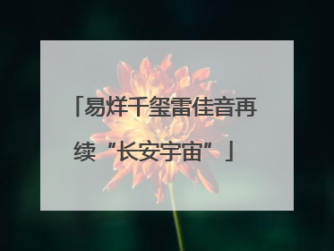 易烊千玺雷佳音再续“长安宇宙”