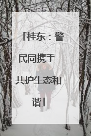 桂东：警民同携手 共护生态和谐