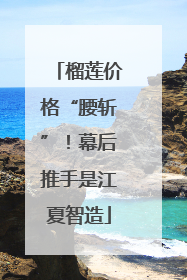 榴莲价格“腰斩”！幕后推手是江夏智造