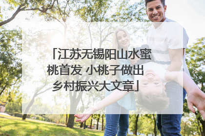 江苏无锡阳山水蜜桃首发 小桃子做出乡村振兴大文章
