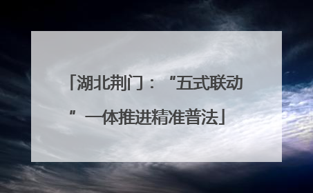 湖北荆门：“五式联动”一体推进精准普法