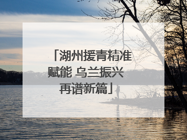 湖州援青精准赋能 乌兰振兴再谱新篇