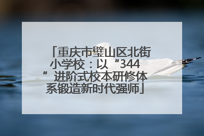 重庆市璧山区北街小学校：以“344”进阶式校本研修体系锻造新时代强师