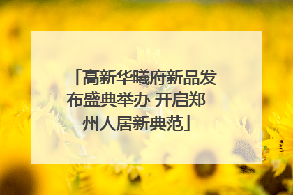 高新华曦府新品发布盛典举办 开启郑州人居新典范