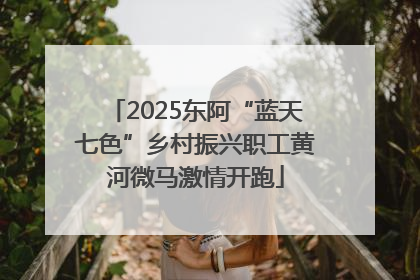 2025东阿“蓝天七色”乡村振兴职工黄河微马激情开跑