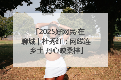 2025好网民·在聊城｜杜秀红：网线连乡土 丹心映桑梓